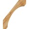 Ekena Millwork 4"W x 16"D x 20"H Legacy Rough Sawn Knee Brace, Western Red Cedar BRC04X16X20LEC00RWR - alternate 2